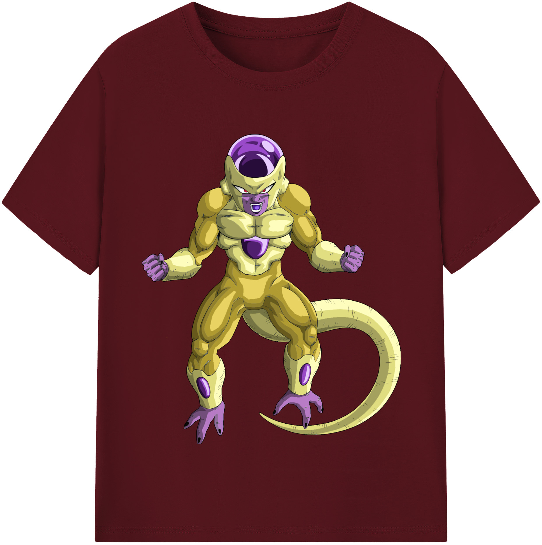 （画像用） ドラゴンボール フリーザ DRAGON BALL Frieza 綿100％半袖Tシャツ（フロントプリント）